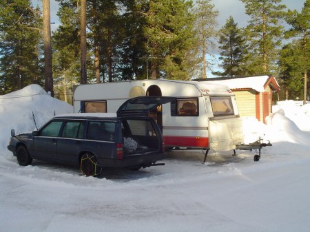 Husvagnen och bilen 