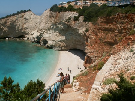 Porto Katsiki Strand på Lefkas