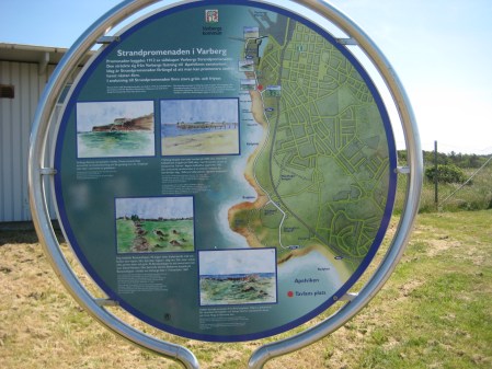 Karta över Strandpromenaden