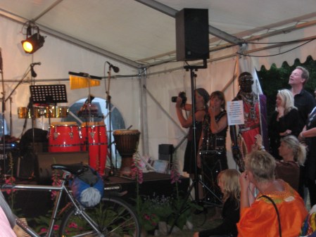 Loise Hoffsten i publiken