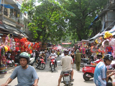 Stadsbild från Hanoi