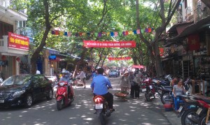Stadsbild från Hanoi